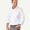 Gazman Tailored Fit Easy Care Plain Twill Shirt - White 2 Gazman Tailored Fit Easy Care Plain Twill Shirt - White -Cheap Gazman Store 1 ba7f5134 992d 4b28 9d89 c33b40f5a753