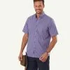 Gazman Easy Care Mini Gingham Short Sleeve Shirt - Navy/Pink -Cheap Gazman Store 1 bd61b159 7142 48a8 b2c5 fff2b49c56c4