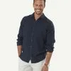 Gazman Pure Linen Plain Long Sleeve Shirt - Dark Navy 2 Gazman Pure Linen Plain Long Sleeve Shirt - Dark Navy -Cheap Gazman Store 1 c5a8f369 2d1f 429b b61f 93266fbfe66a