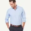 Gazman Casual Oxford Long Sleeve Shirt - Sky Blue -Cheap Gazman Store 1 c6d4cbfa 5ed0 4cda b52d b77147e9e6b6