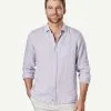 Gazman Linen Plain Long Sleeve Shirt - Lilac -Cheap Gazman Store 1 cbfebd5a 2707 406f acd2 d3099fcd29db
