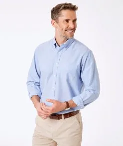 Gazman Casual Oxford Shirt - Sky Blue