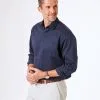 Gazman Easy Care Plain Twill Shirt - Navy -Cheap Gazman Store 1 dc8526ae ee8c 4bf2 8a2e 6689ba5396b9