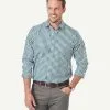 Gazman Wrinkle Free Oxford Gingham Long Sleeve Shirt - Forest 1 Gazman Wrinkle Free Oxford Gingham Long Sleeve Shirt - Forest -Cheap Gazman Store 1 e8fa88e4 29b4 4e4e ad2b 37432e95e4bb
