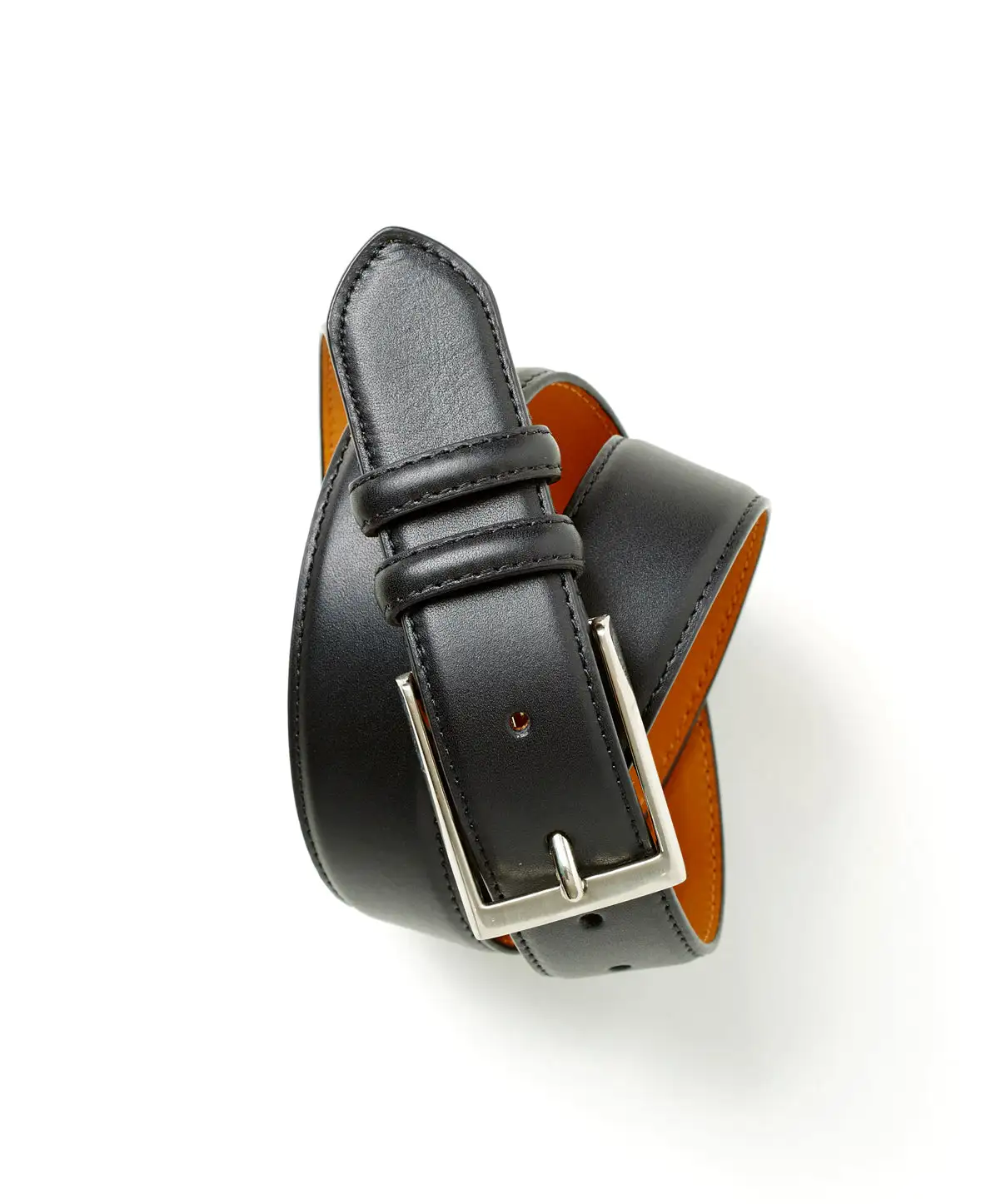 Gazman Leather Dress Belt - BLACK 3 Gazman Leather Dress Belt - BLACK