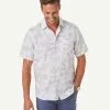 Gazman Linen Blend Floral Short Sleeve Shirt - Dove 2 Gazman Linen Blend Floral Short Sleeve Shirt - Dove -Cheap Gazman Store 1 fca3209a 2f04 40b3 8d09 86b64123ff22
