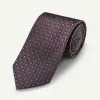 Gazman Silk Camera Print Tie - Chocolate