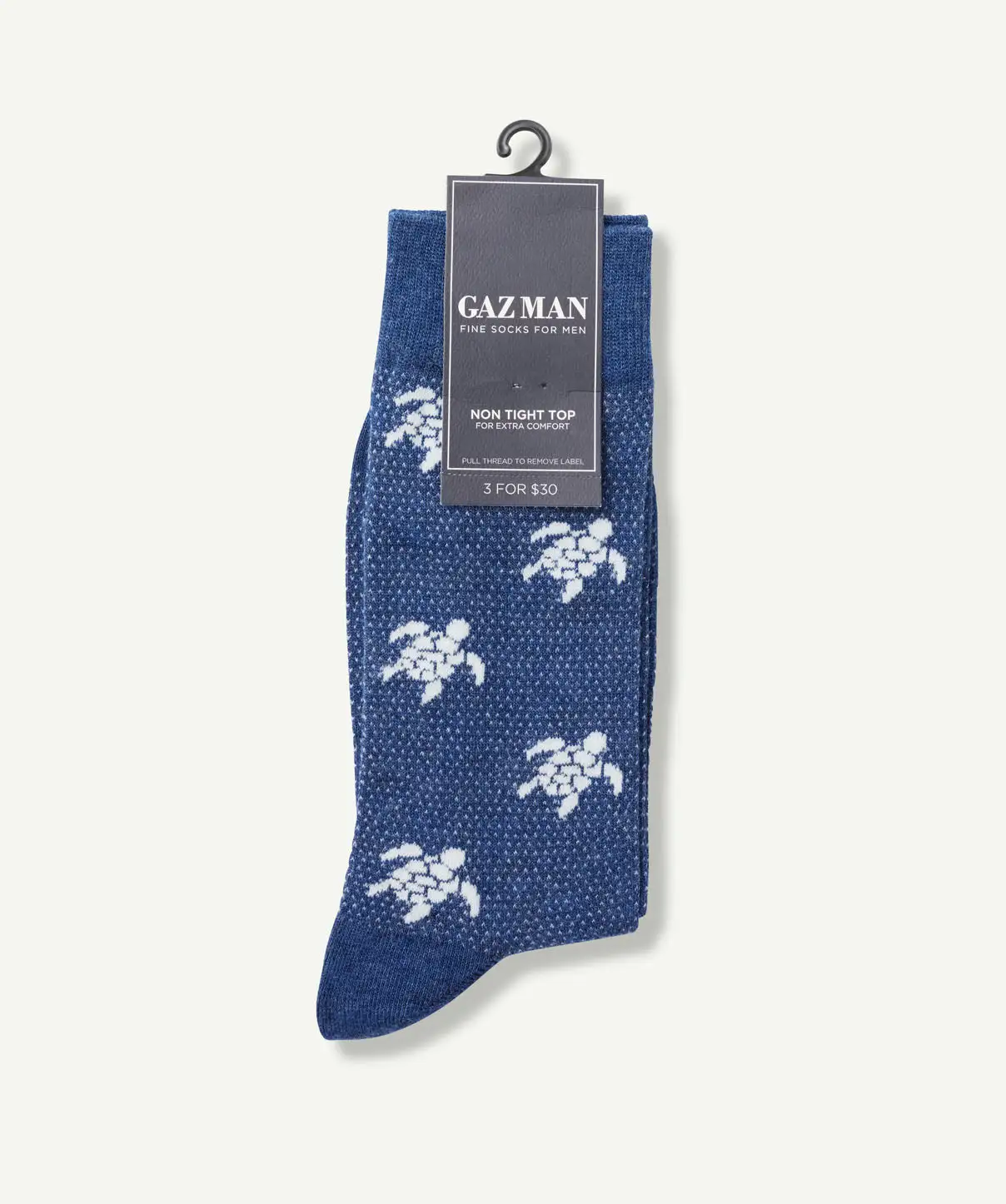 Gazman Tortoise Socks - Denim 4 Gazman Tortoise Socks - Denim - Image 2