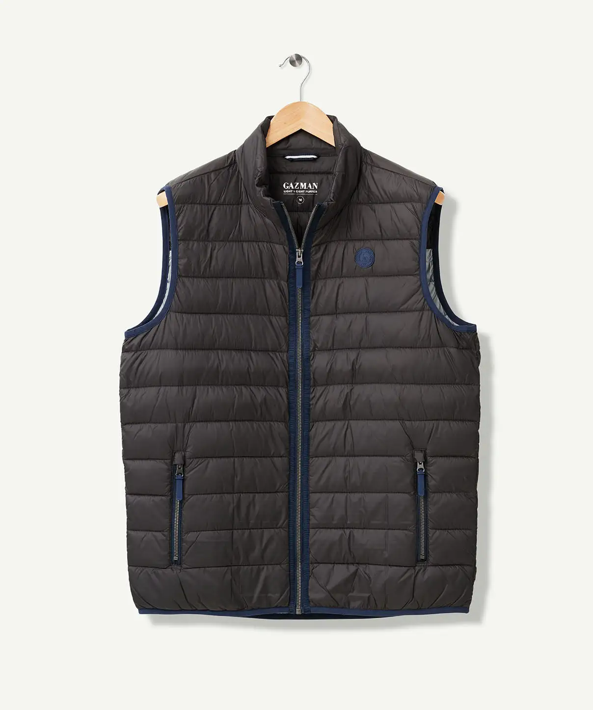 Gazman Lightweight Puffer Vest - Graphite 3 Gazman Lightweight Puffer Vest - Graphite - Image 2