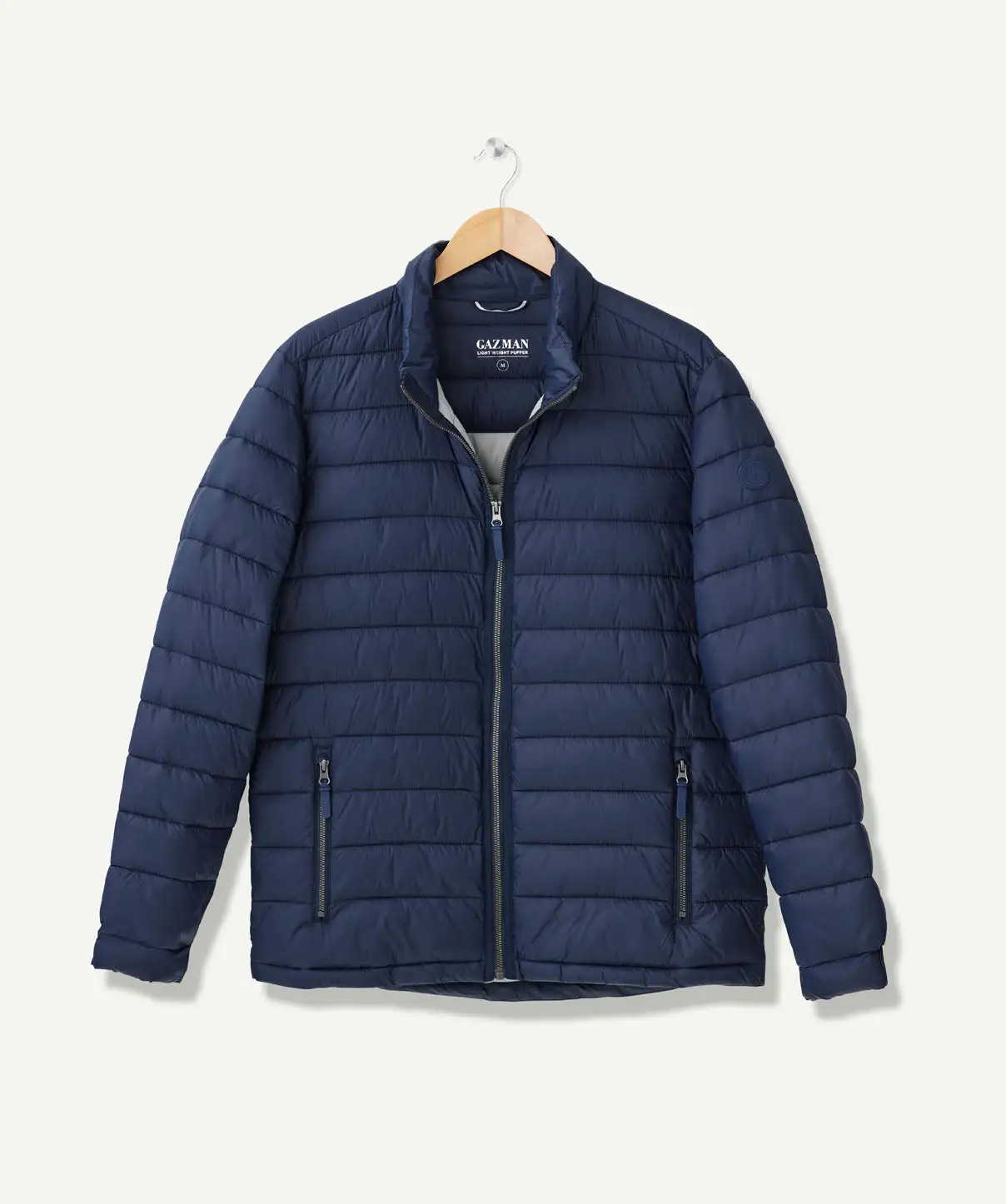 Gazman Lightweight Puffer Jacket - Navy 4 Gazman Lightweight Puffer Jacket - Navy - Image 2
