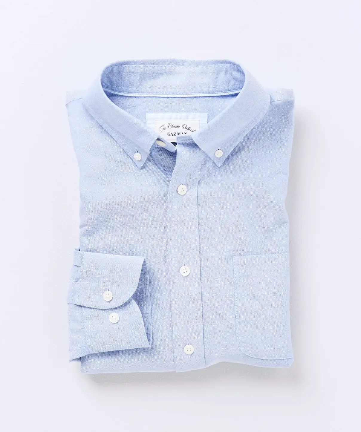 Gazman Casual Oxford Shirt - Sky Blue 4 Gazman Casual Oxford Shirt - Sky Blue - Image 2