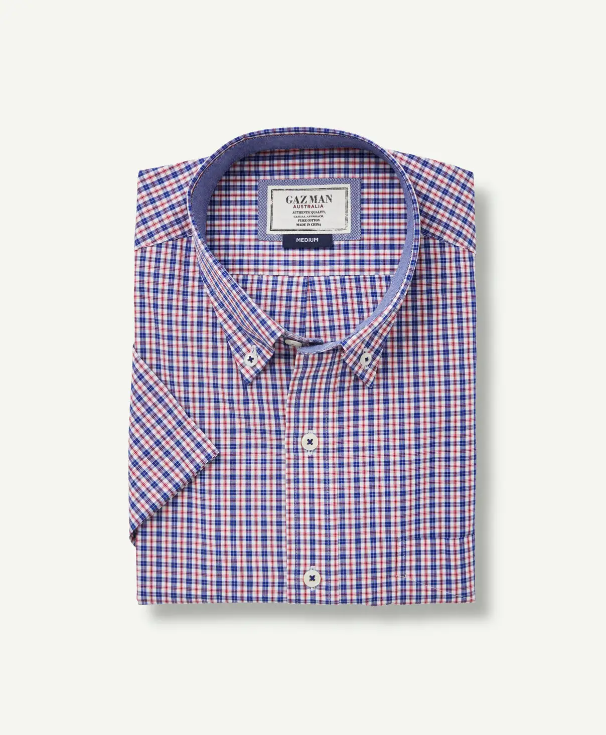 Gazman Multi Check Short Sleeve Shirt - Multi Check 4 Gazman Multi Check Short Sleeve Shirt - Multi Check - Image 2