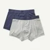 Gazman 2 Pack Of Boxer Briefs - Navy Mix