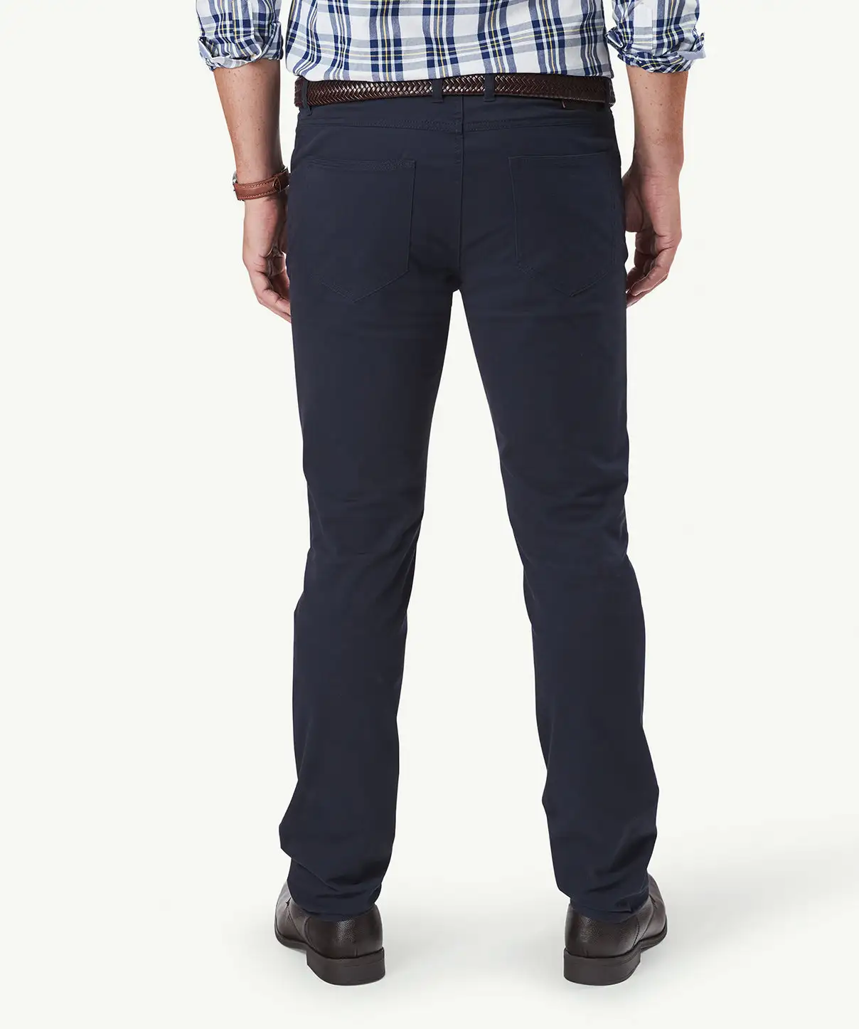 Gazman Modern Stretch 5 Pocket Pants - Navy 5 Gazman Modern Stretch 5 Pocket Pants - Navy - Image 3