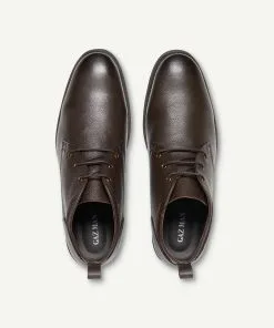 GAZMAN Leather Desert Boot - Chocolate -Cheap Gazman Store 3 43106