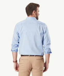 Gazman Easy Care Plain Oxford - Blue 11 Gazman Easy Care Plain Oxford - Blue -Cheap Gazman Store 3 44107