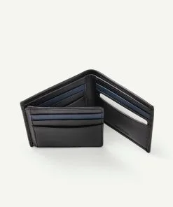 Gazman Leather Tri Fold Wallet - BLACK -Cheap Gazman Store 3 45885
