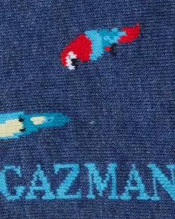 Gazman Non Tight Parrot Sock - Denim 8 Gazman Non Tight Parrot Sock - Denim -Cheap Gazman Store 3 46378