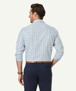 Gazman Easy Care Twill Check Long Sleeve Shirt - Multi Check -Cheap Gazman Store 3 46938