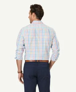 Gazman Easy Care Multi Check Long Sleeve Shirt - Multi Check -Cheap Gazman Store 3 46975