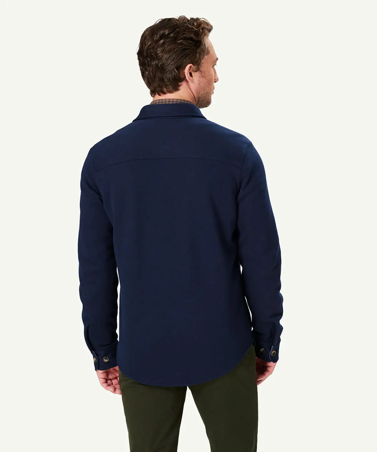 Gazman Comfort Shacket - Navy 5 Gazman Comfort Shacket - Navy - Image 3