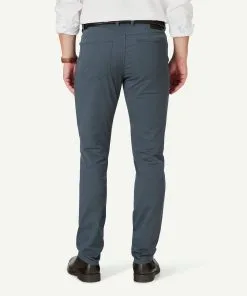 Gazman Modern Stretch 5 Pocket Pants - Slate -Cheap Gazman Store 3 48394