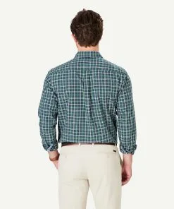 Gazman Casual Plaid Check Long Sleeve Shirt - Forest 9 Gazman Casual Plaid Check Long Sleeve Shirt - Forest -Cheap Gazman Store 3 48579