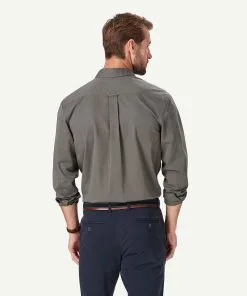 Gazman Authentic Twill Long Sleeve Shirt - Dark Olive -Cheap Gazman Store 3 48630