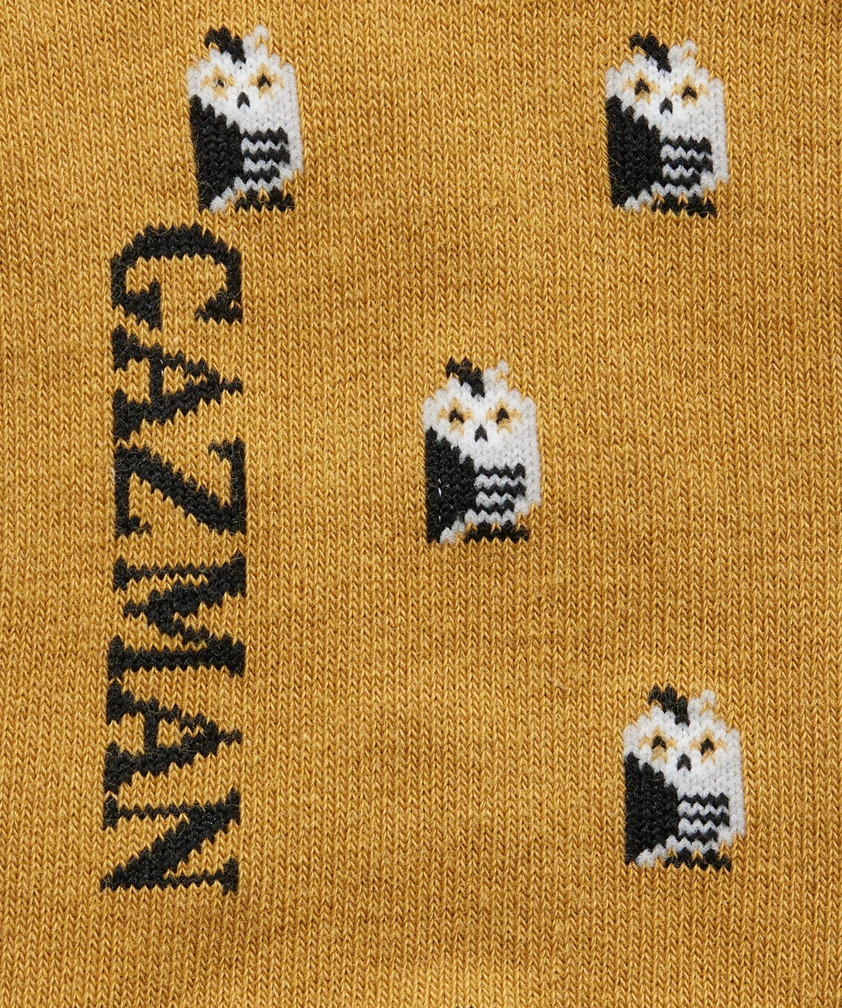 Gazman Non Tight Owl Sock - Mineral Yellow 5 Gazman Non Tight Owl Sock - Mineral Yellow - Image 3