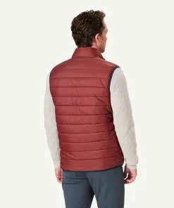 Gazman Lightweight Puffer Vest - Brick -Cheap Gazman Store 3 48868