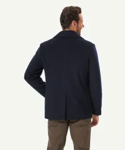 Gazman Richmond Wool Peacoat - Dark Navy -Cheap Gazman Store 3 49707