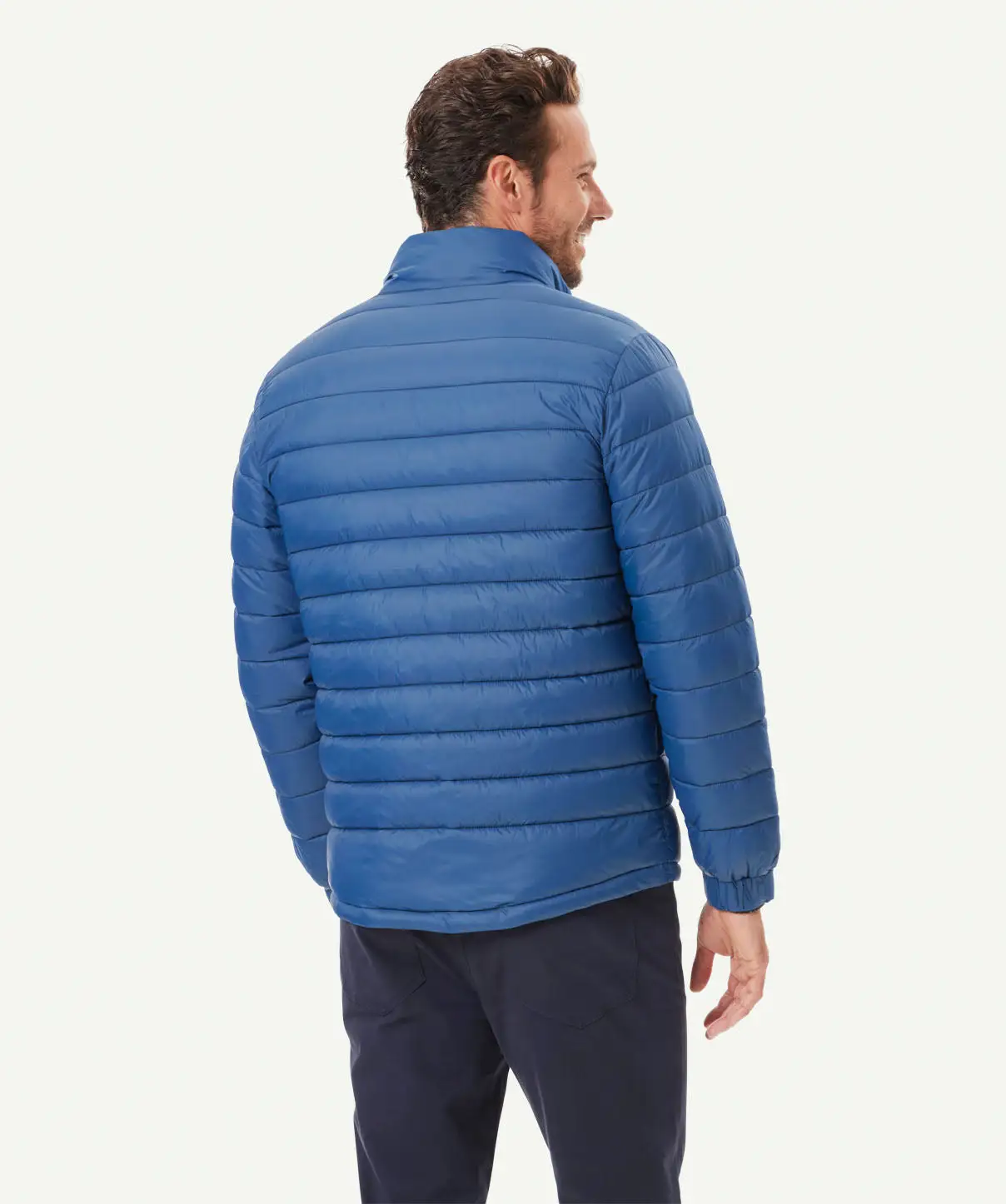 Gazman Lightweight Puffer Jacket - Denim 5 Gazman Lightweight Puffer Jacket - Denim - Image 3