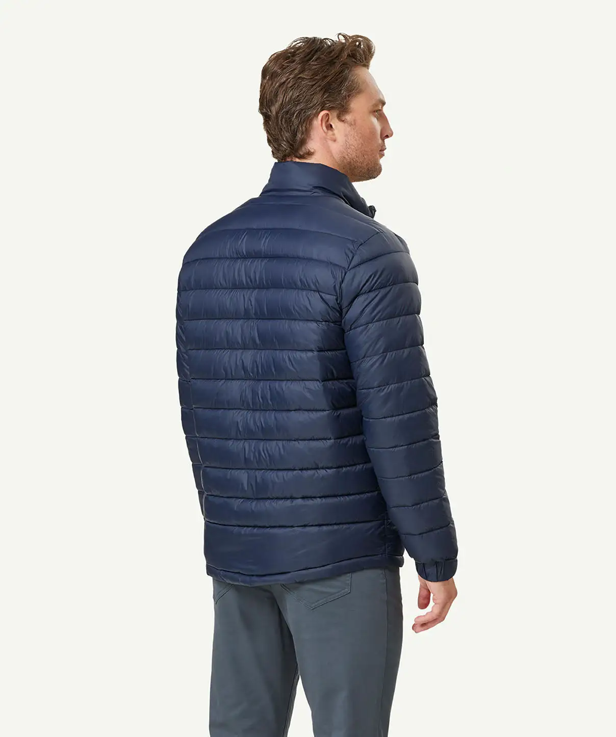 Gazman Lightweight Puffer Jacket - Navy 5 Gazman Lightweight Puffer Jacket - Navy - Image 3