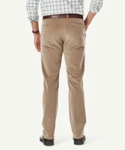 Gazman Stretch Fine Cord Pants - Pebble -Cheap Gazman Store 3 49754