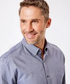 Gazman Tailored Fit Casual Oxford Shirt - Chambray -Cheap Gazman Store 3 0a7deaff 2315 4dfc afa7 47b86370e1ce