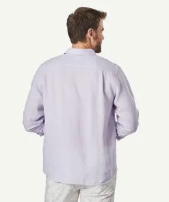 Gazman Linen Plain Long Sleeve Shirt - Lilac -Cheap Gazman Store 3 0bae36b8 c15a 44cb 9c67 101a21ca7296
