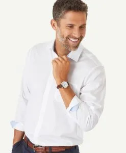 Gazman Easy Care Plain Twill Shirt - White 7 Gazman Easy Care Plain Twill Shirt - White -Cheap Gazman Store 3 2019aecf 367a 4ca5 be1e dbf6f98c7011