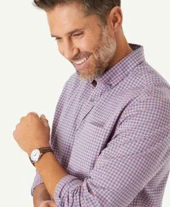 Gazman Casual Gingham Check Shirt - Red -Cheap Gazman Store 3 3e8a2557 6752 4737 bd0f 78bde95a6026