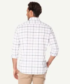 Gazman Tailored Fit Casual Check Long Sleeve Shirt - White 8 Gazman Tailored Fit Casual Check Long Sleeve Shirt - White -Cheap Gazman Store 3 5123c94e b5c0 43d6 88d6 92f386249e26