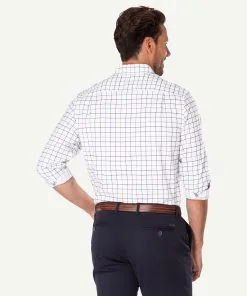 Gazman Easy Care Twill Check Long Sleeve Shirt - White 8 Gazman Easy Care Twill Check Long Sleeve Shirt - White -Cheap Gazman Store 3 530927c1 854b 43c5 a17d c58bab1d69fa