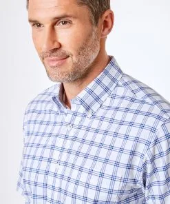 Gazman Easy Care Oxford Check Short Sleeve Shirt - White 8 Gazman Easy Care Oxford Check Short Sleeve Shirt - White -Cheap Gazman Store 3 5335fa5b 06c9 4c59 95cb 90930d22ecae