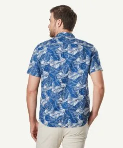 Gazman Linen Blend Leaf Print Short Sleeve Shirt - Nightshade 11 Gazman Linen Blend Leaf Print Short Sleeve Shirt - Nightshade -Cheap Gazman Store 3 58f0e8d2 61c6 4b3b 8546 089a1f7f3e43