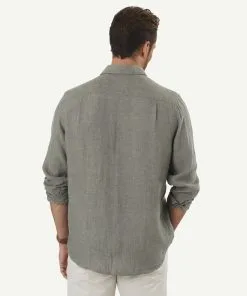 Gazman Pure Linen Plain Long Sleeve Shirt - Khaki 8 Gazman Pure Linen Plain Long Sleeve Shirt - Khaki -Cheap Gazman Store 3 845f2009 5548 46cc be49 fccf3329372b