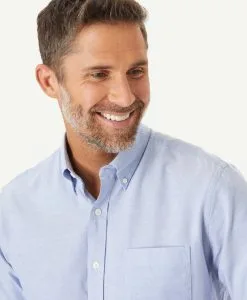 Gazman Casual Plain Oxford Shirt - Sky Blue -Cheap Gazman Store 3 92cc1c87 88c3 4a09 ac60 40fb35e50ca6