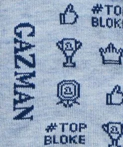Gazman Non Tight Top Bloke Sock - Blue Marle -Cheap Gazman Store 3 95be1d2f 1ede 43ae 9990 72c88b3cac66