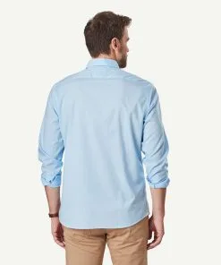 Gazman Tailored Featherweight Gingham Long Sleeve Shirt - Pale Blue -Cheap Gazman Store 3 96477468 5c33 414b a5eb 77997c6cbfdb