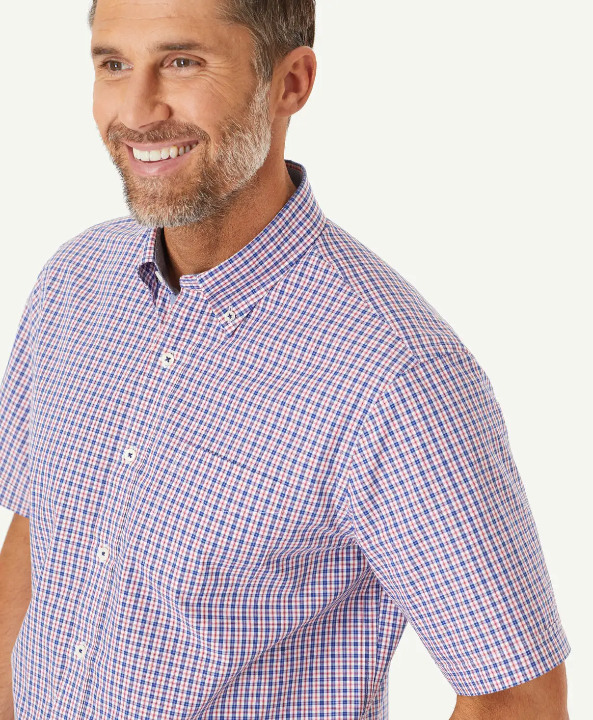 Gazman Multi Check Short Sleeve Shirt - Multi Check 5 Gazman Multi Check Short Sleeve Shirt - Multi Check - Image 3