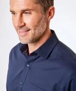 Gazman Easy Care Plain Twill Shirt - Navy 8 Gazman Easy Care Plain Twill Shirt - Navy -Cheap Gazman Store 3 bd3b7948 43a7 4da6 bbbd de3542389389