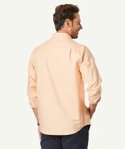 Gazman Easy Care Oxford Check Long Sleeve Shirt - Mango -Cheap Gazman Store 3 c2fe92d0 cea2 462f 9a60 be10ce80c207