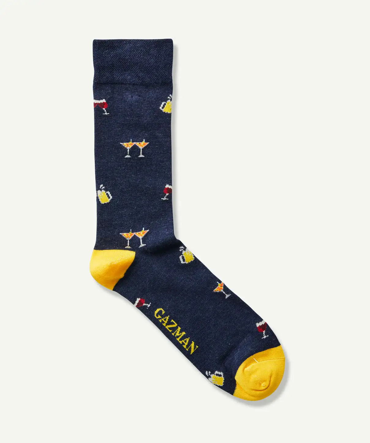 Gazman Non Tight Cheers Sock - Navy 5 Gazman Non Tight Cheers Sock - Navy - Image 3